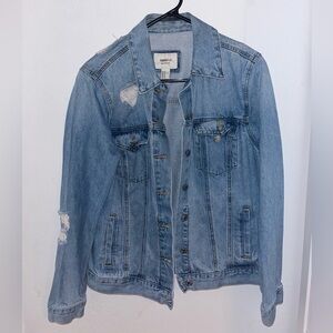 Forever 21 Women Light blue denim jacket